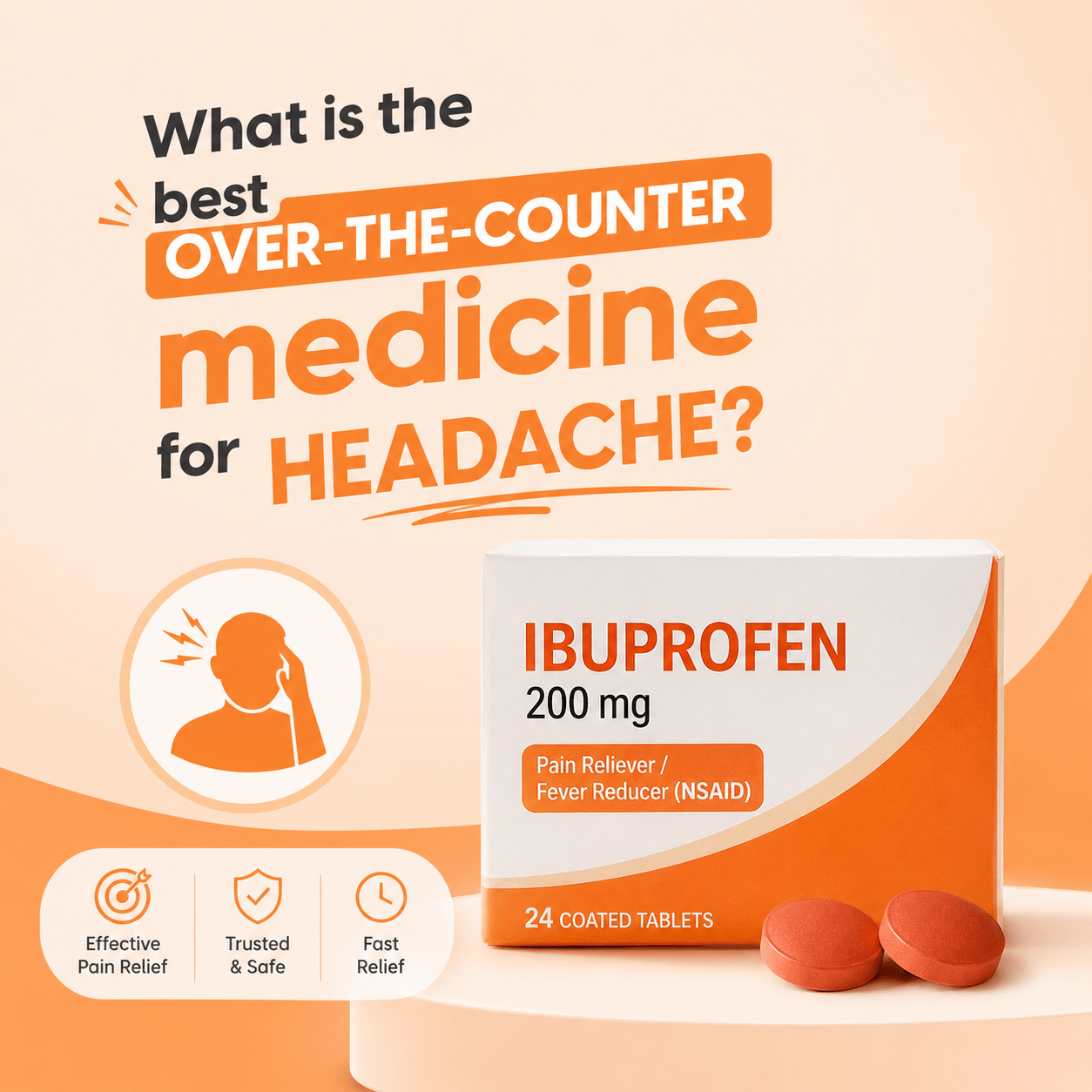 What is the best over-the-counter medicine for headache?