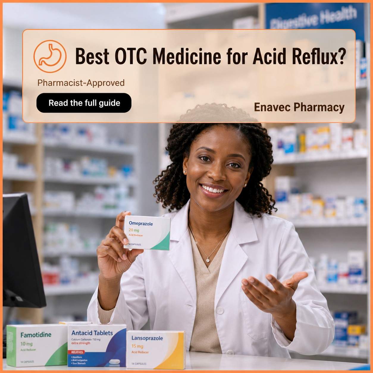 What is the best over-the-counter medicine for acid reflux?