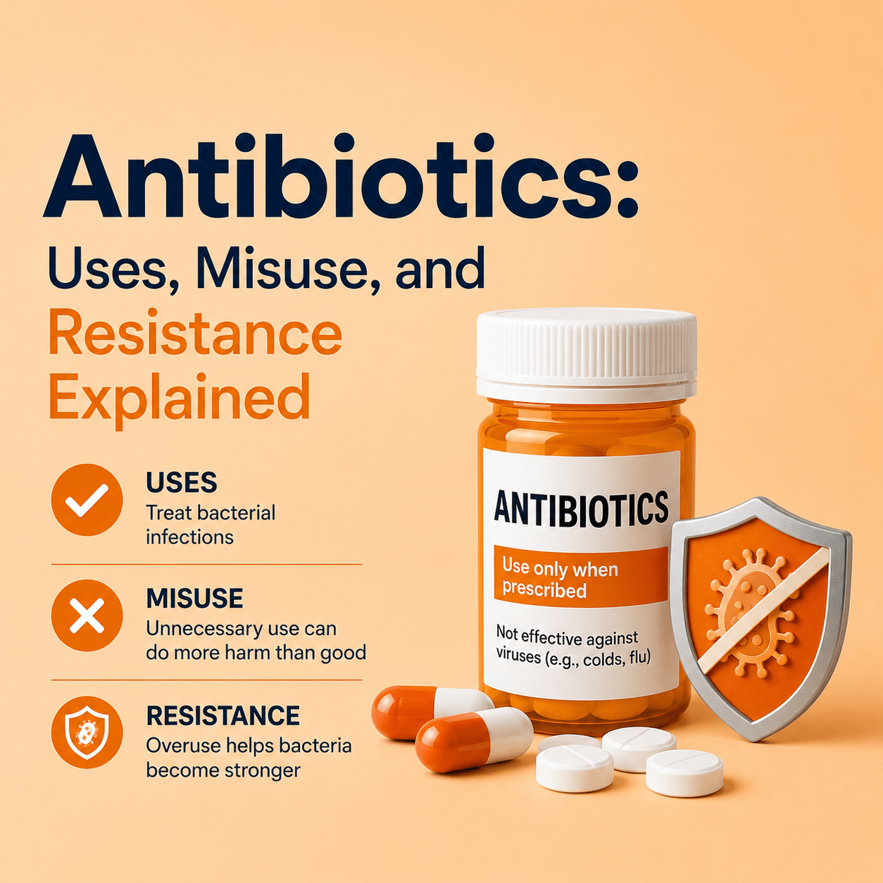 Antibiotics: Uses, Misuse, and Resistance Explained