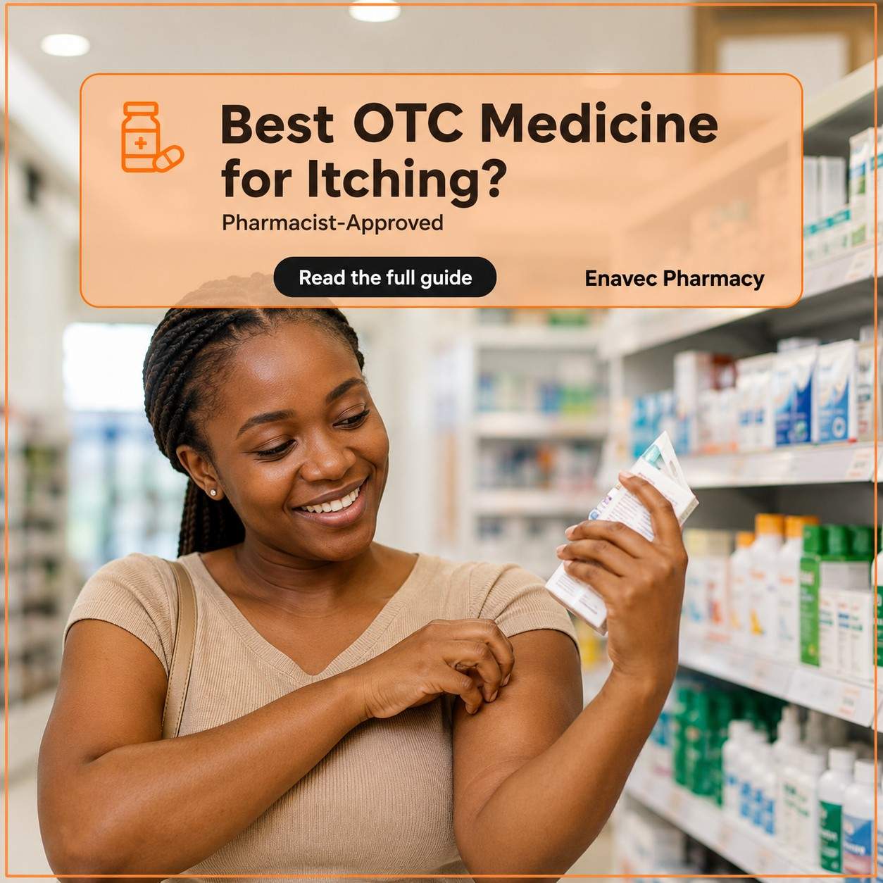 What is the best over-the-counter medicine for itching?