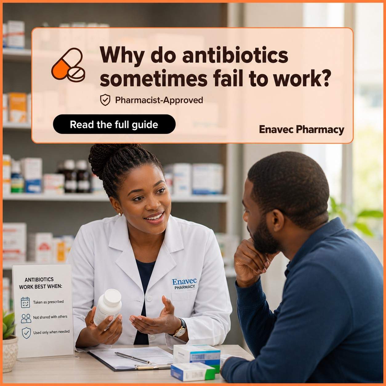 Why do antibiotics sometimes fail to work?
